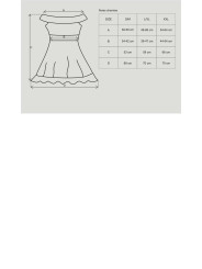 Flores babydoll - Noir