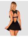 Donna Dream babydoll et String - Noire