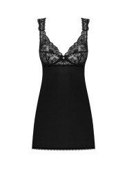 Donna Dream babydoll et String - Noire