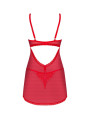 Chilisa babydoll et string - Rouge