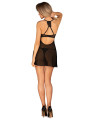 Latinesa babydoll et String - Noire