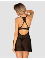 Latinesa babydoll et String - Noire