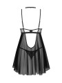 Donarella babydoll et String - Noire - NP