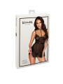 First Kiss 249 babydoll et collier - noire