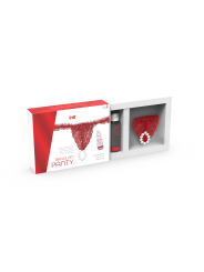 Red brazilian panty - String et lubrifiant