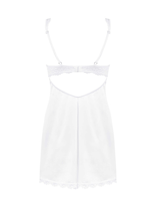 Amor Blanco Nuisette et string - Blanc