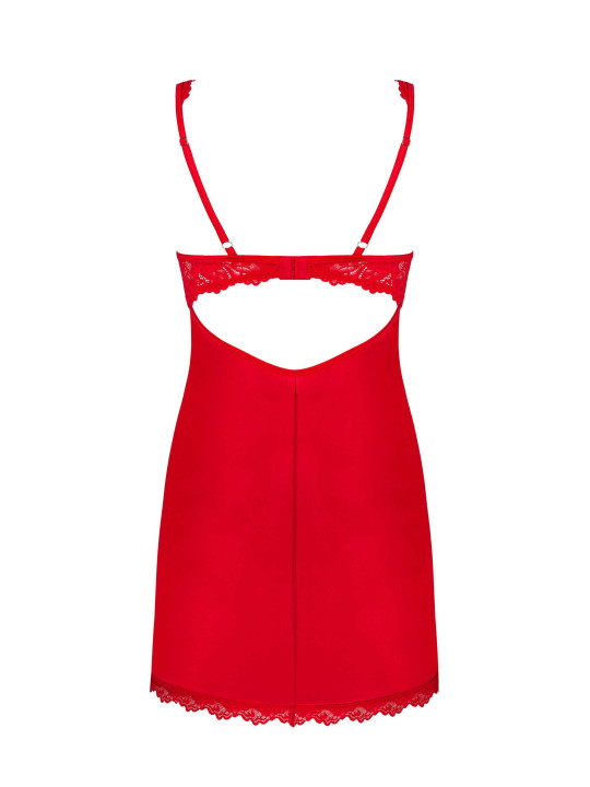 Amor Cherris Nuisette et string - Rouge