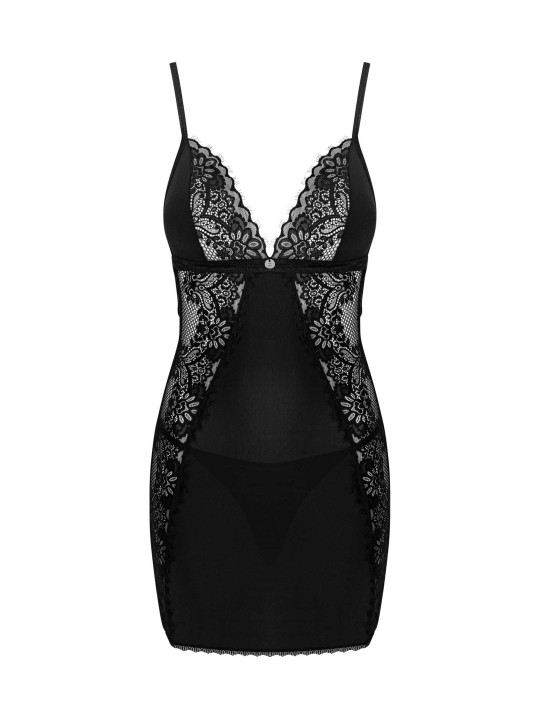 Maderris nuisette et String - Noire