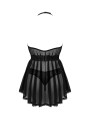 Serafia Nuisette et string - Noire