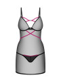 Novenes nuisette et string - Noir