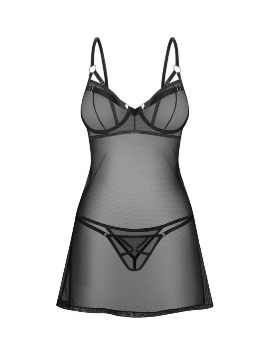 Euridia Nuisette et string - Noirs