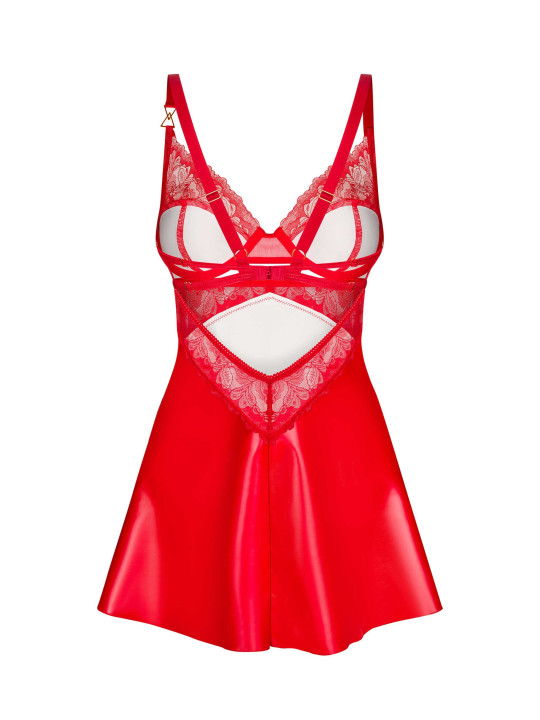Aliosa nuisette et string - Rouges