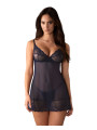 Nightly Blue nuisette et string - Bleu