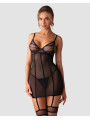 Nuites nuisette et string - Noirs