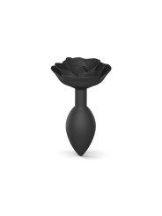 Plug Open Roses L - Black Onyx