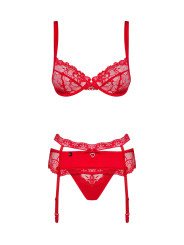 Heartina Ensemble 3 pcs - Rouge