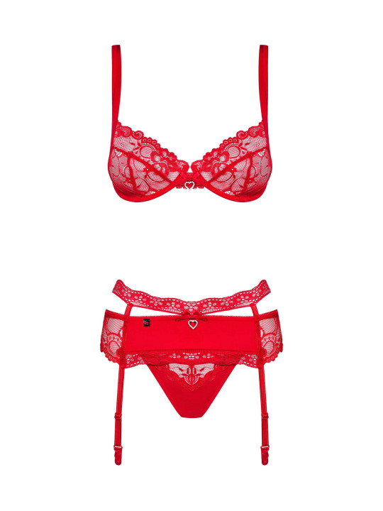 Heartina Ensemble 3 pcs - Rouge