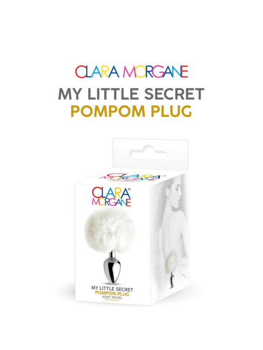 My little secret pompom plug - blanc