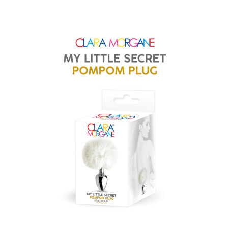 My little secret pompom plug - blanc