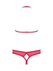 870-SEC-3 Ensemble ouvert 2 pcs - Rouge