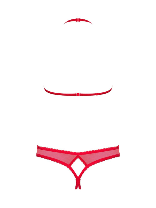 870-SEC-3 Ensemble ouvert 2 pcs - Rouge