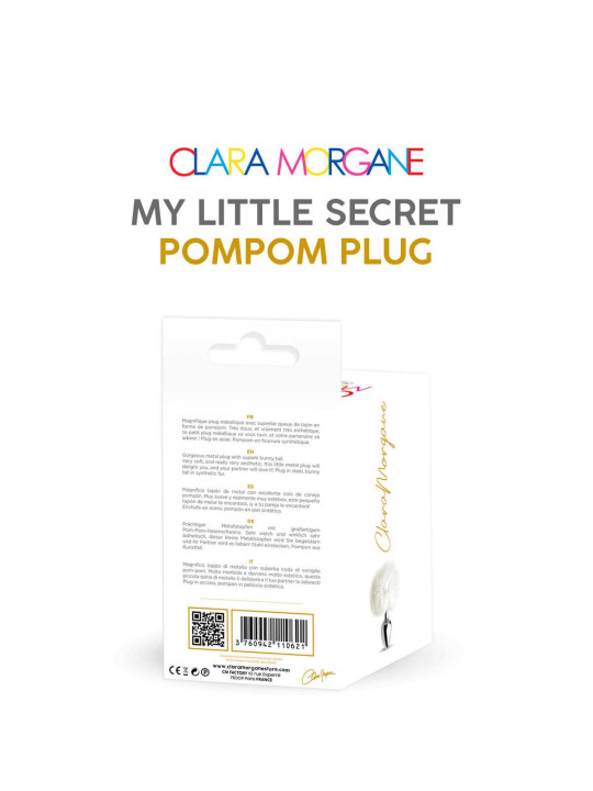 My little secret pompom plug - blanc