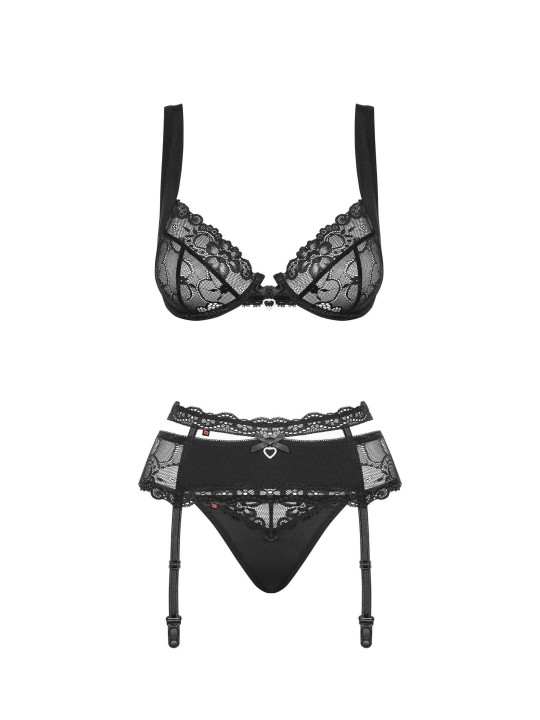 Heartina Ensemble 3 pcs - Noir