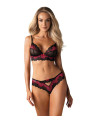 Tulia Ensemble 2 pcs - Noir et Fuchsia