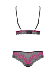 Tulia Ensemble 2 pcs - Noir et Fuchsia