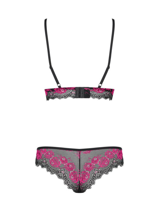 Tulia Ensemble 2 pcs - Noir et Fuchsia