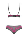 Tulia Ensemble 2 pcs - Noir et Fuchsia