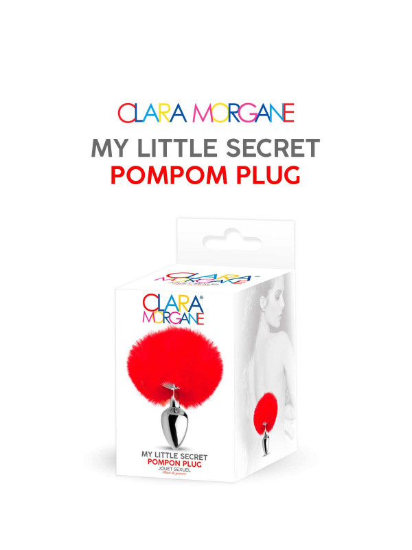My little secret pompom plug - rouge