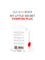 My little secret pompom plug - rouge