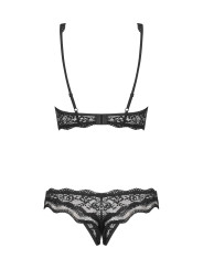 Luvae Ensemble ouvert 2 pcs  - Noir