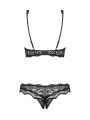 Luvae Ensemble ouvert 2 pcs  - Noir