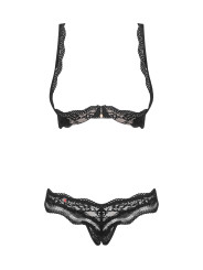 Luvae Ensemble ouvert 2 pcs  - Noir