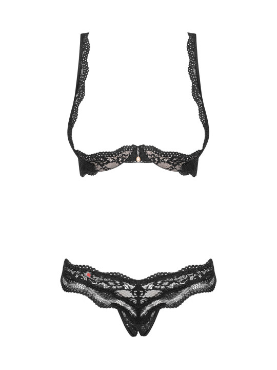 Luvae Ensemble ouvert 2 pcs  - Noir