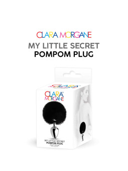My little secret pompom plug - noir