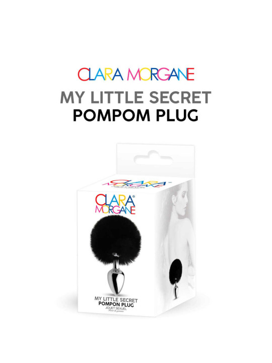 My little secret pompom plug - noir