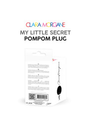 My little secret pompom plug - noir