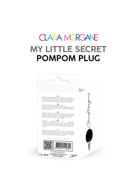 My little secret pompom plug - noir