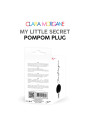 My little secret pompom plug - noir