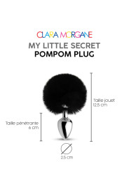My little secret pompom plug - noir