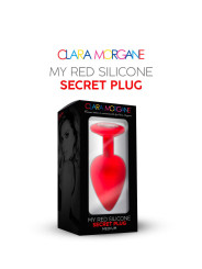 My red silicone secret plug medium