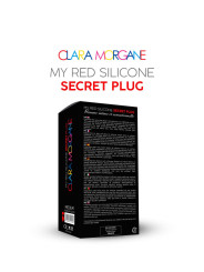 My red silicone secret plug medium