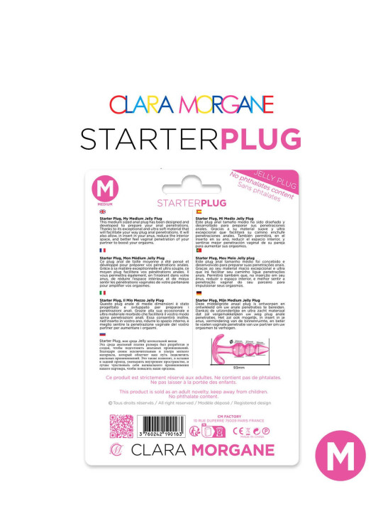 Starter plug Clara Morgane - Rose (M)