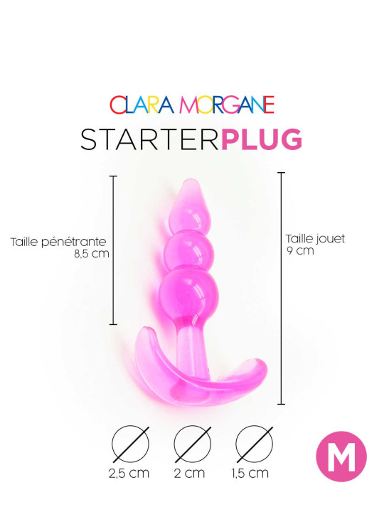 Starter plug Clara Morgane - Rose (M)