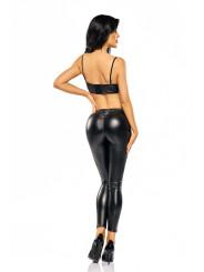 Carina ensemble pantalon et top - Noir