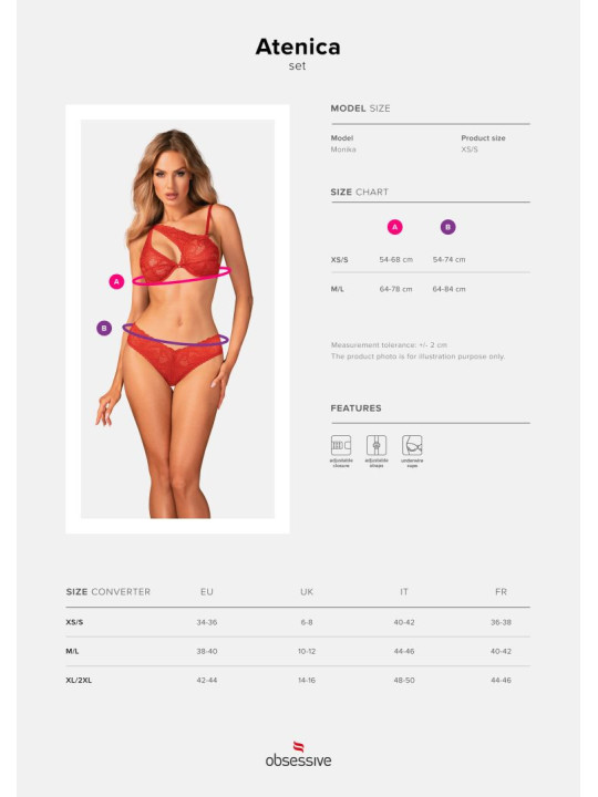 Atenica ensemble 2 pièces