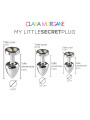 My little secret plug small - Blanc